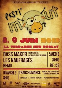 Festival FestiMout. Du 8 au 9 juin 2013 à La Terrasse sur Dorlay. Loire. 